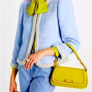 KATE SPADE, Gramercy Small Flap Shoulder Bag, Bartlett pear color